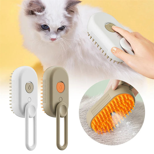 Electric Steam Brush for Cats & Dogs